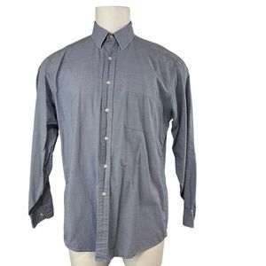 Tommy Hilfiger Long Sleeve Shirt Size 16 Cotton Striped Button Down Men's (426)